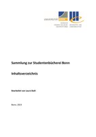 Sammlung Studentenbücherei