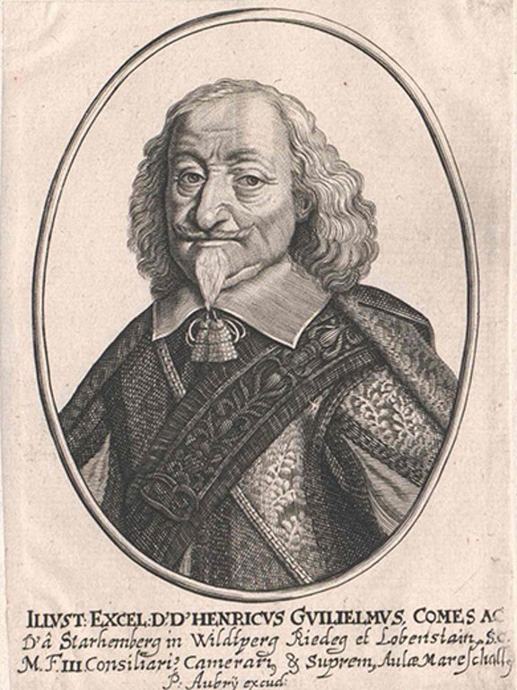 Kupferstich: Heinrich Wilhelm von Starhemberg (1593-1675)